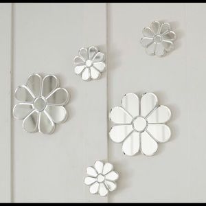PB teen flower mirrors (wall decor)